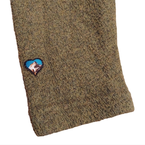 KUHL Alfpaca Full Zip Knit Fleece Jacket Heather Green - Picture 8 of 13